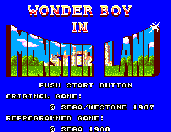 Wonder Boy in Monster Land screenshot 4 for Sega Master System